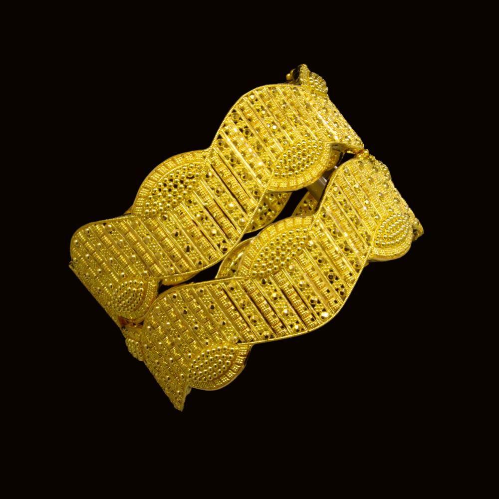 22K Gold Bangle Bracelet – SW24122 image 2 of 2