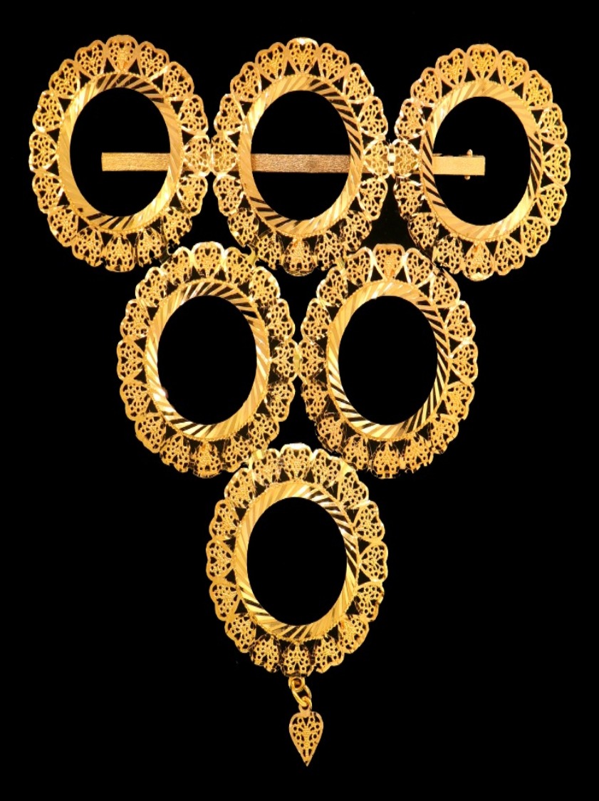21K Gold Coins Pin