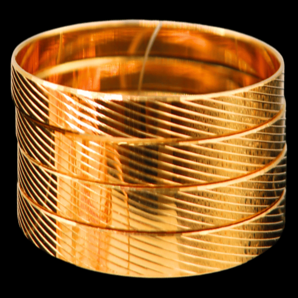 22K Gold Bangle Set, S (19) – SD32872