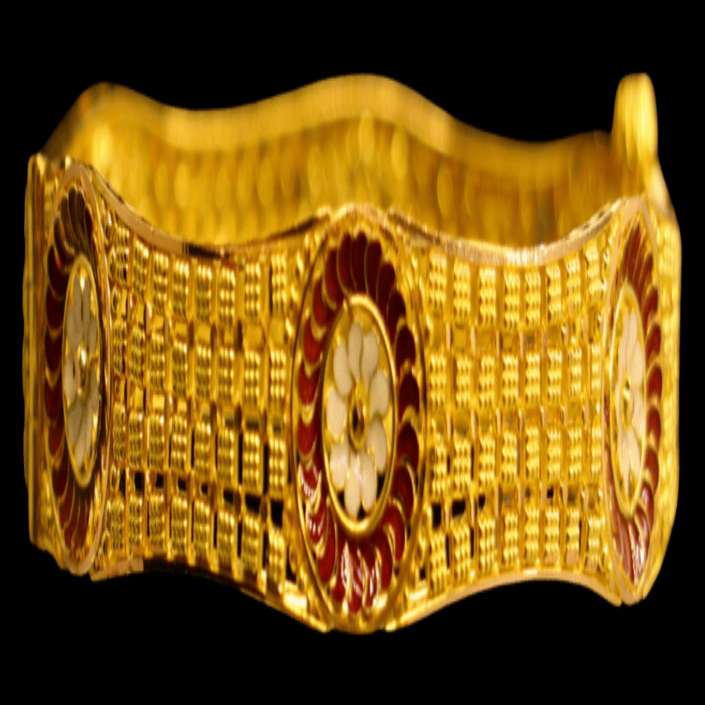 21K Gold Bangle Bracelet – SB25668