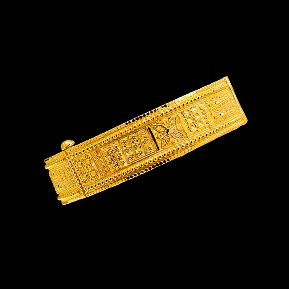 22K Gold Bangle Bracelet – SW12006 image 2 of 2