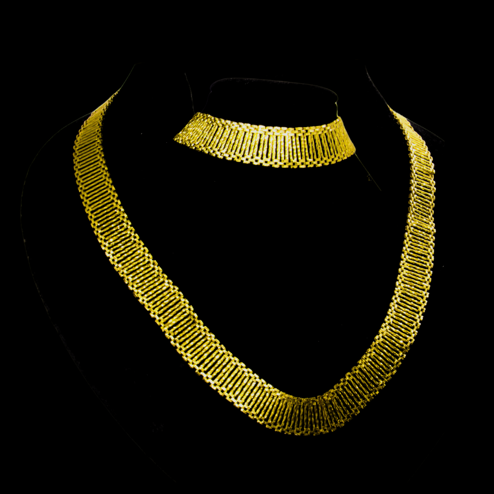 21K Gold Necklace Set