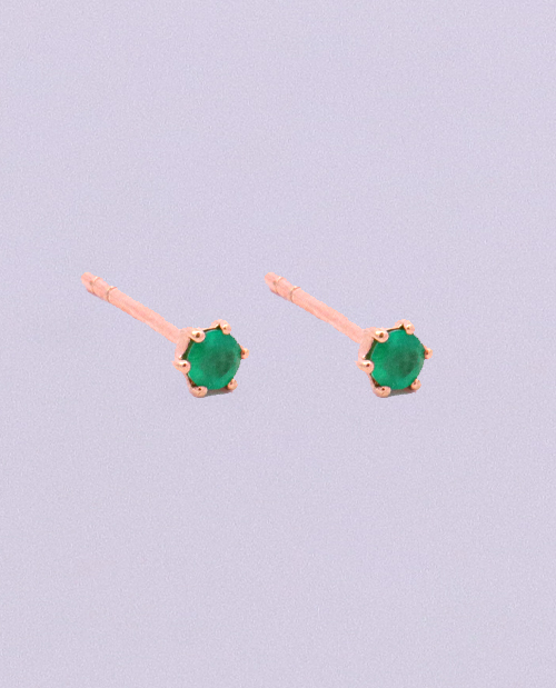 14K Yellow Gold Diamond Earrings – SW18007
