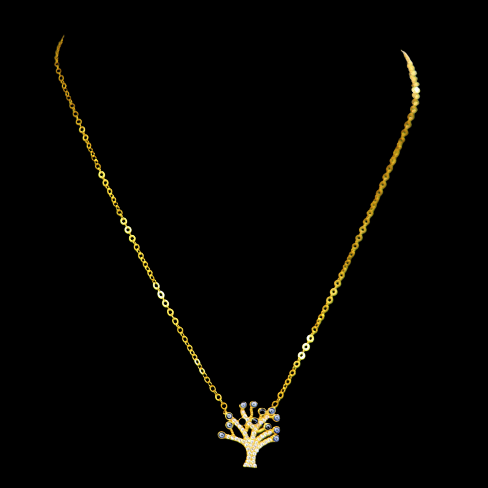 21K Gold Long Necklace - SW33573