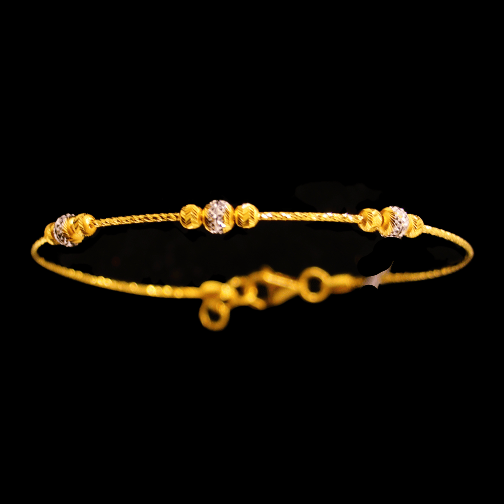 22K Gold Bangle Bracelet