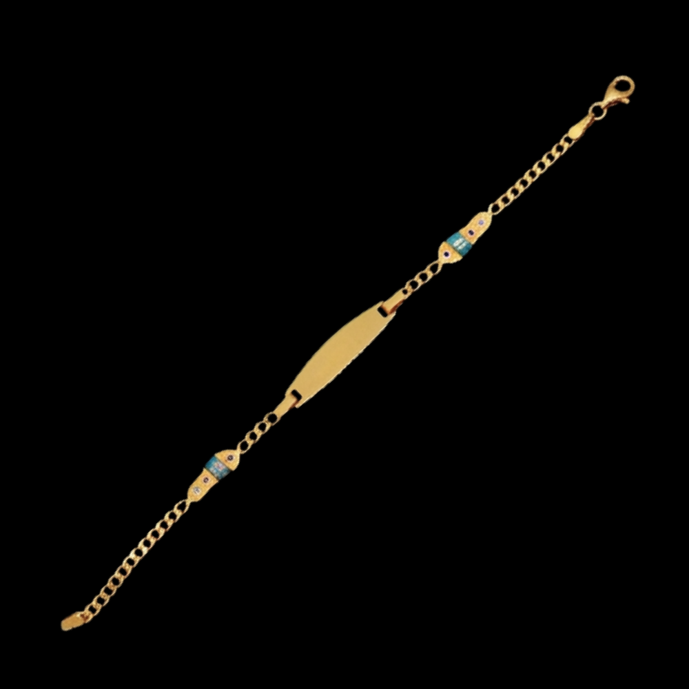 21K Gold Baby Bracelet