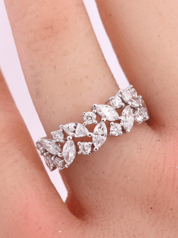 Lab-Grown Diamond Band - SW3301 – Size 5 – SW33015