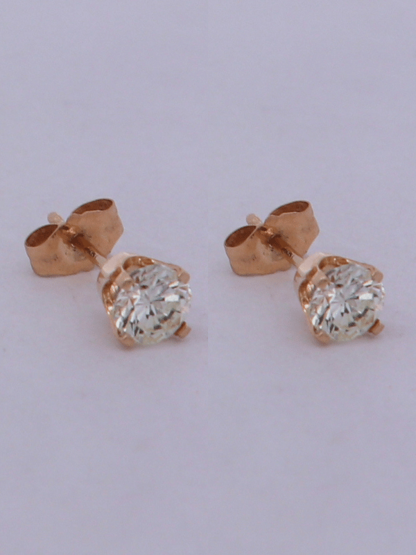 14K Yellow Gold Diamond Earrings – SW32014