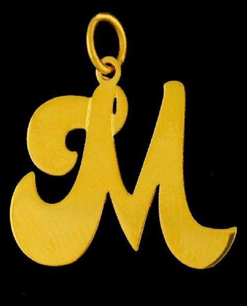 21K Personalized Nameplate Necklace – 13328