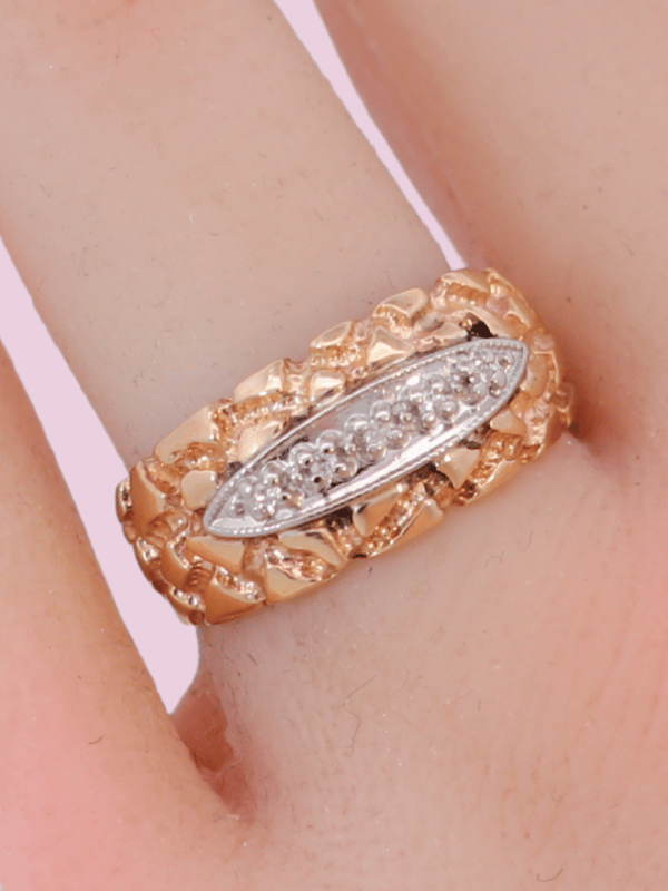 10K Yellow Gold Diamond Ring - SW30614, 9