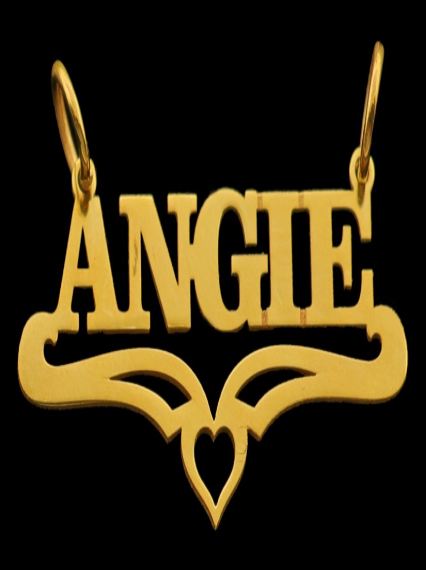 21K Personalized Nameplate Necklace – 12845