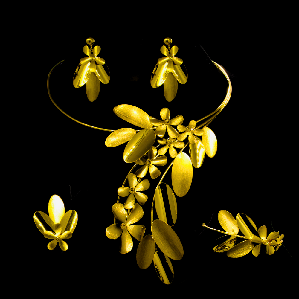 21K Gold Necklace Set