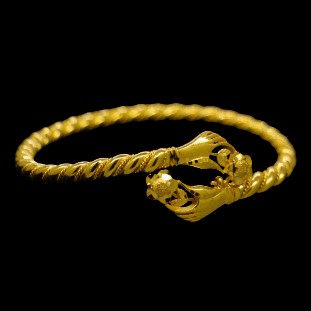 21k Gold Bangle Bracelet
