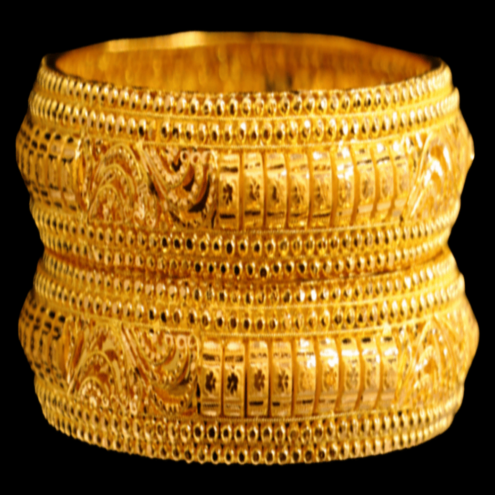 21K Gold Bangle Bracelet – SB27830