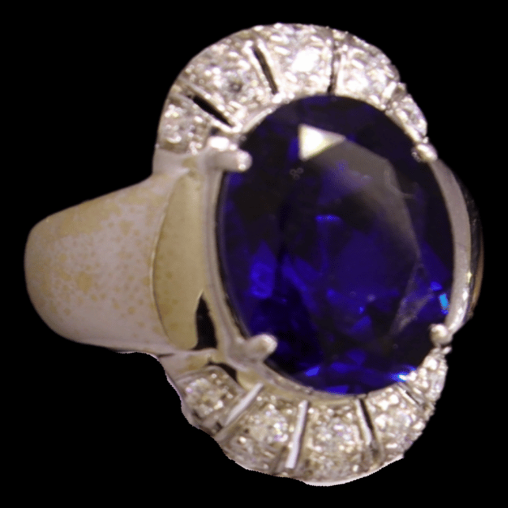 18K White Gold Ring