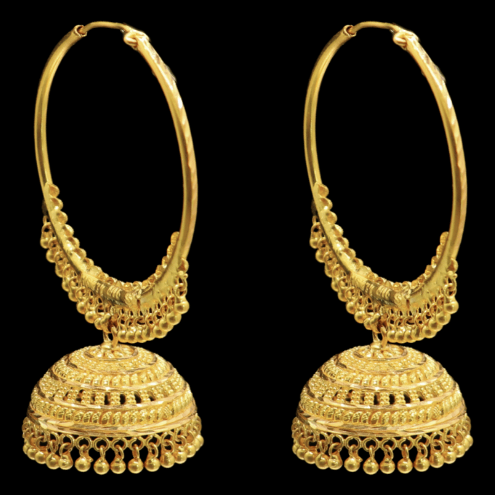 22K Gold Earrings - SD32239