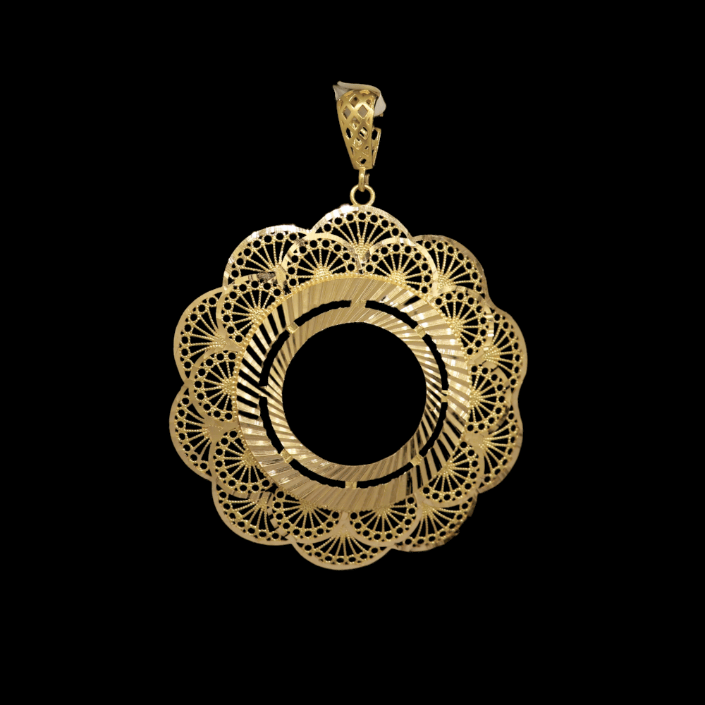 21K Gold Coin Frame