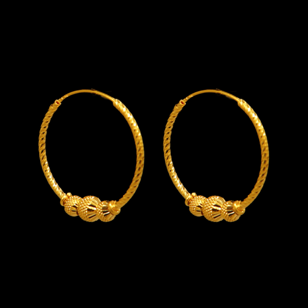 22K Gold Earrings - SW32180