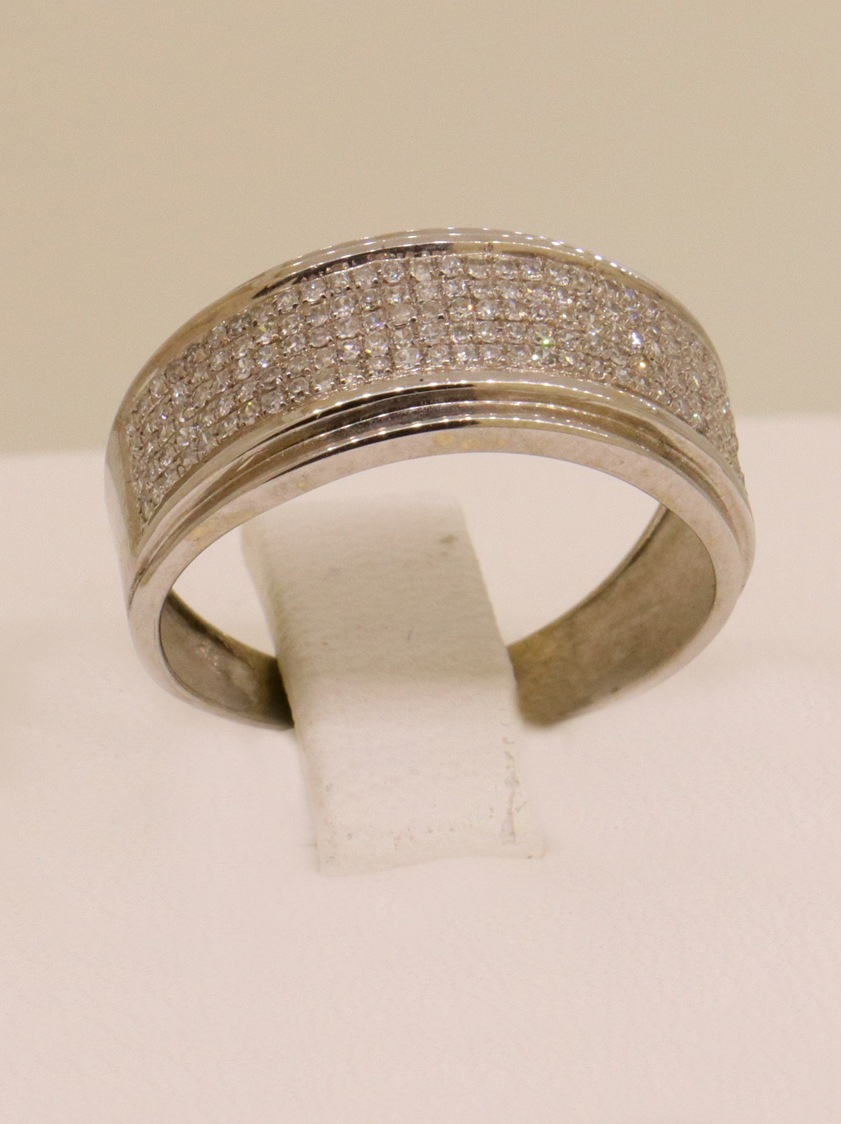 14K White Gold Diamond Ring – SW13104 image 2 of 2