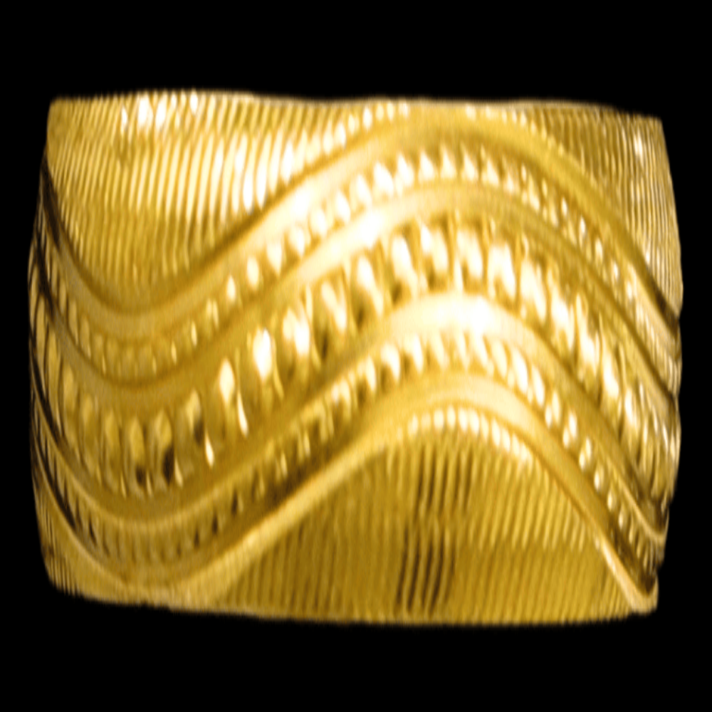 21K Gold Wedding Band Size 7.25 - SW30078