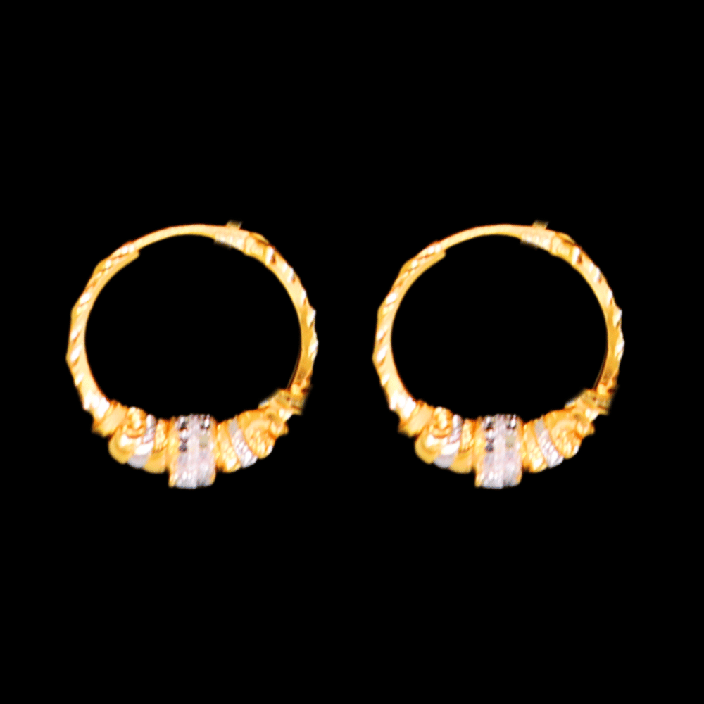 22K Gold Earrings - SW33491