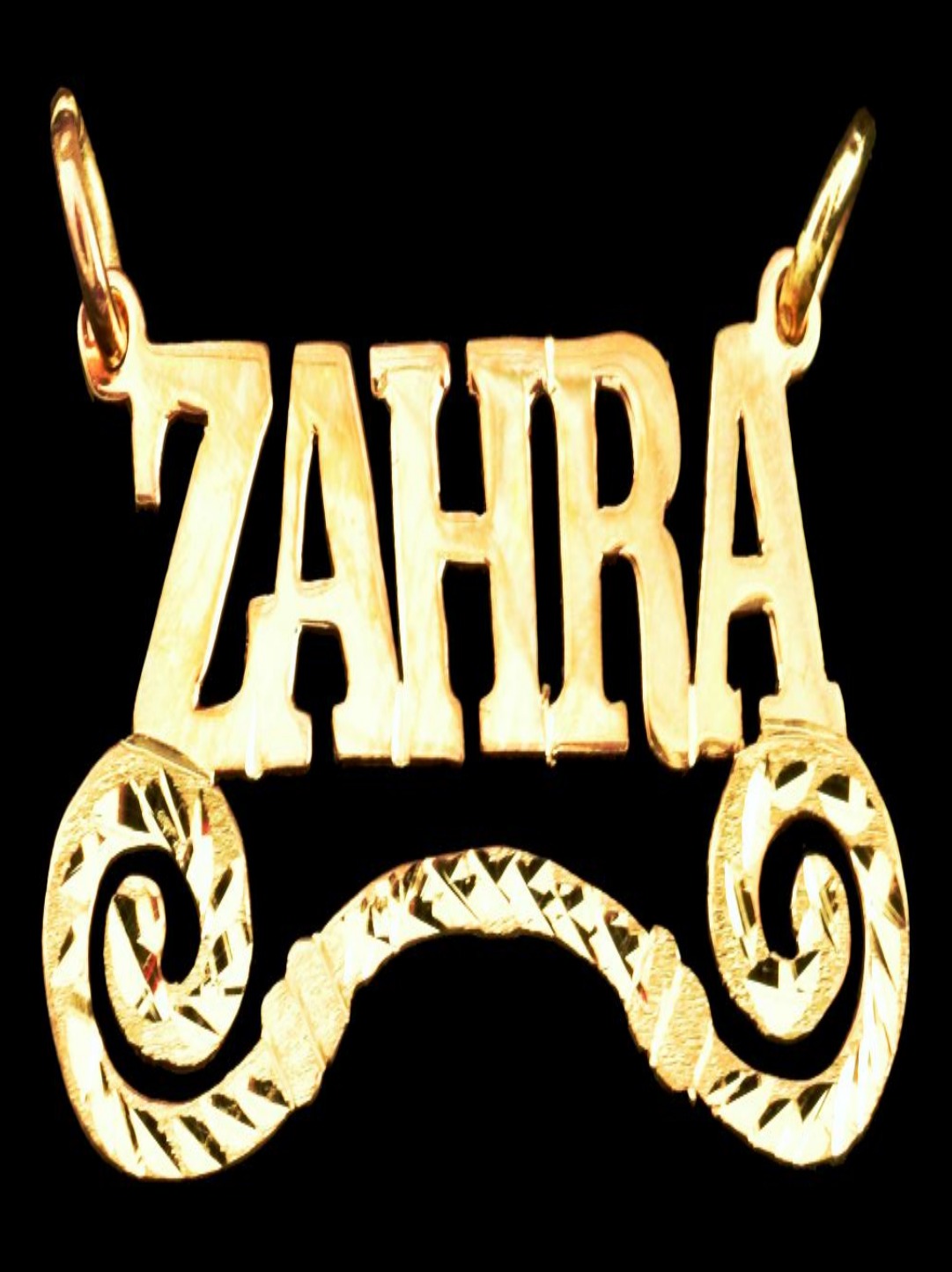 21K Personalized Nameplate Necklace – 2014