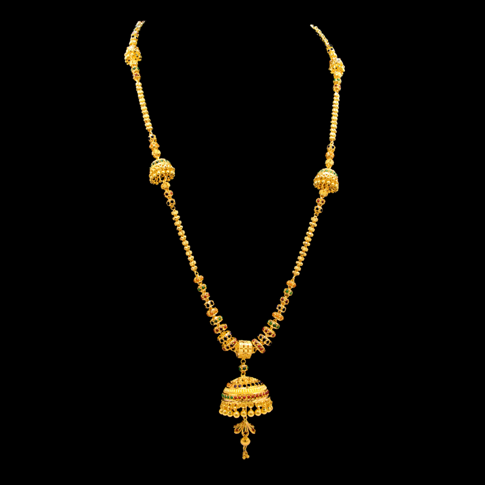 22K Gold Long Necklace - SW22941