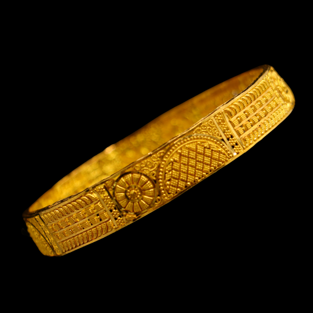22K Gold Bangle Bracelet – SB25665 image 2 of 2