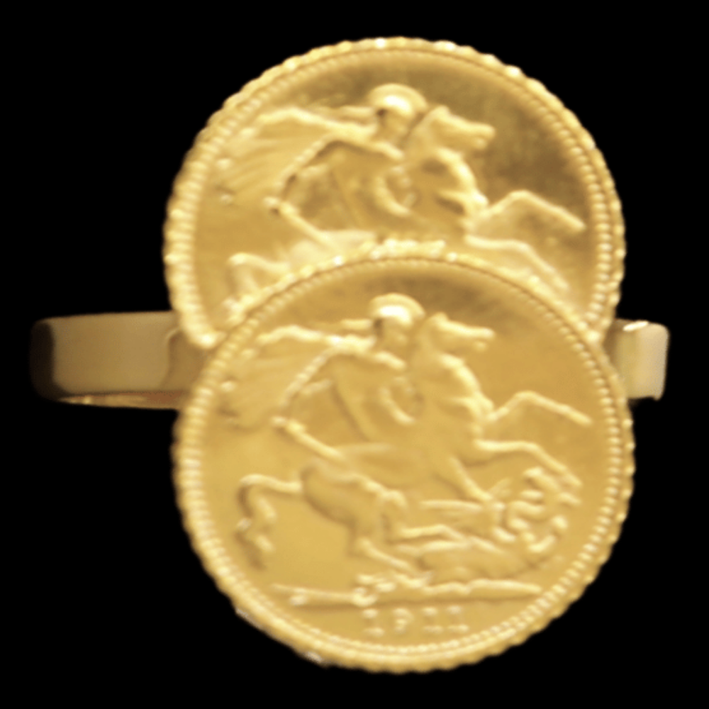 21K Yellow Gold Ring – Size 10 – SW32403