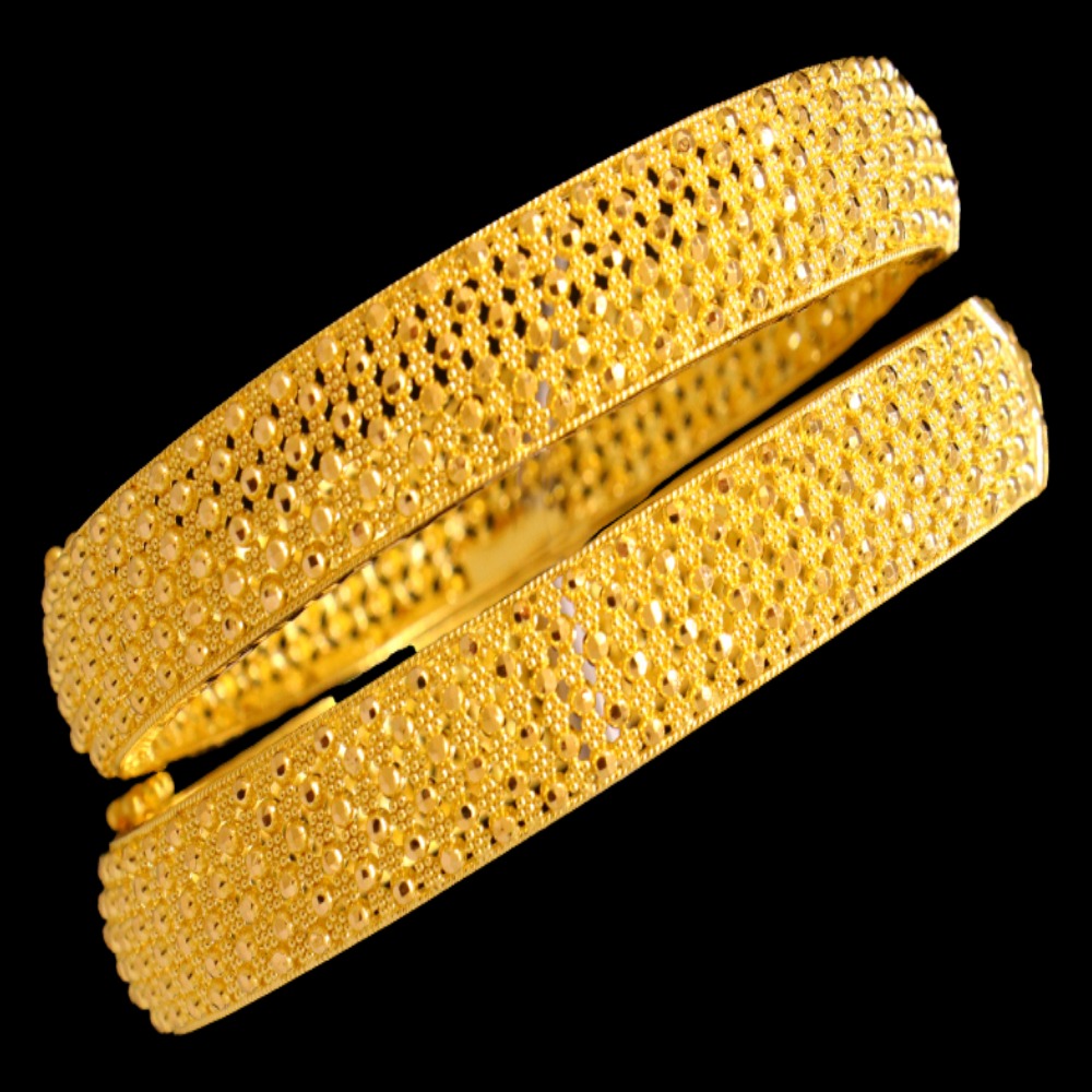 22K Gold Bangle Bracelets