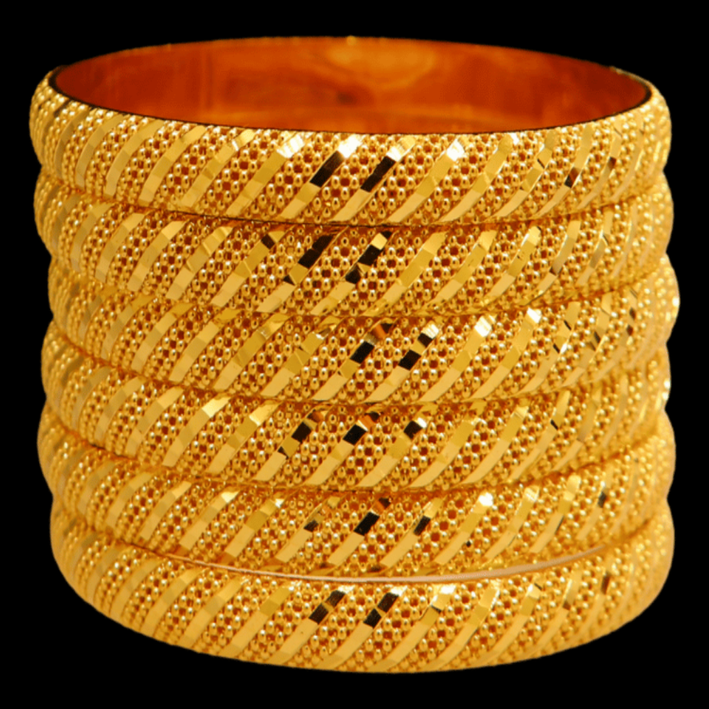 21K Gold Bangle Set, S (19) – SW31790