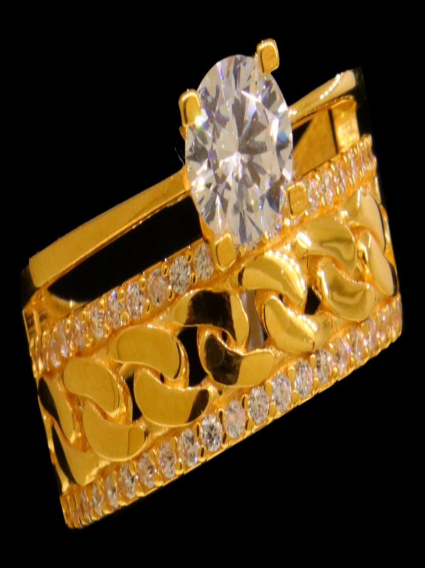 21K Gold Bridal Ring