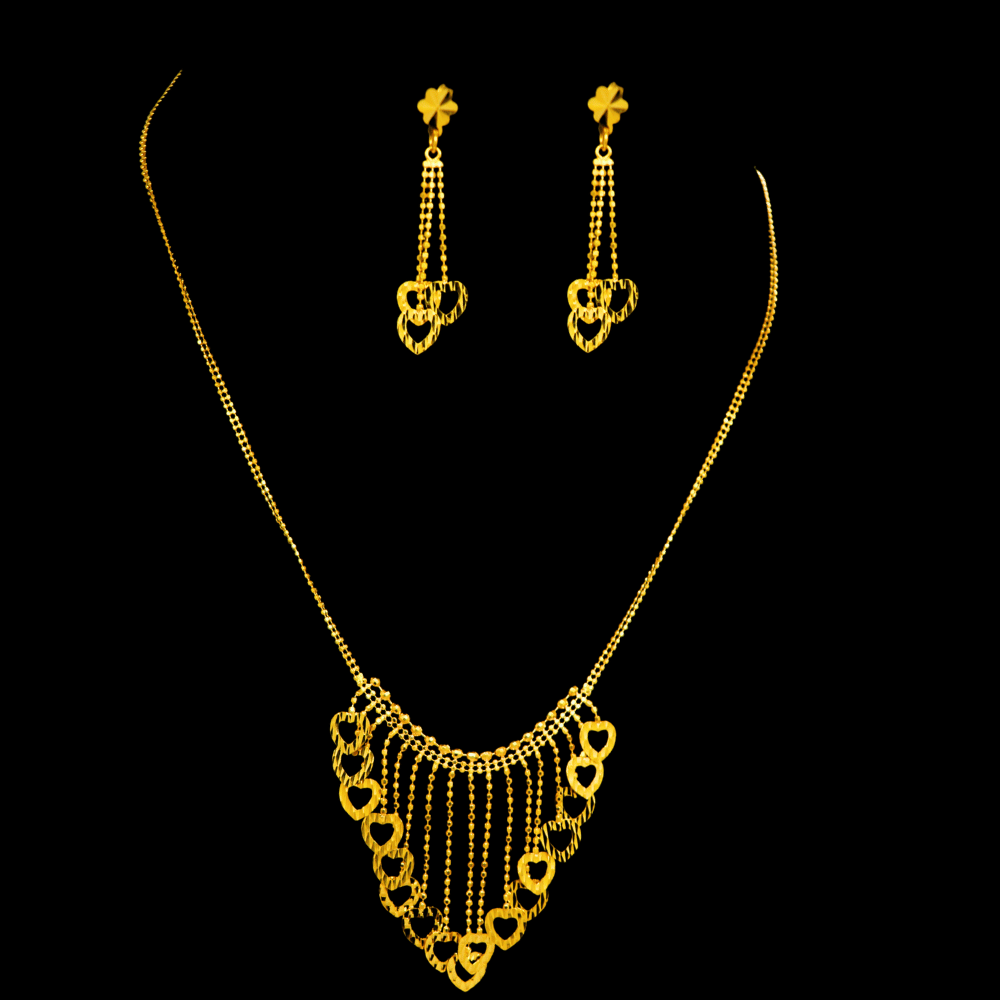 22K Short Necklace Set – SW32057