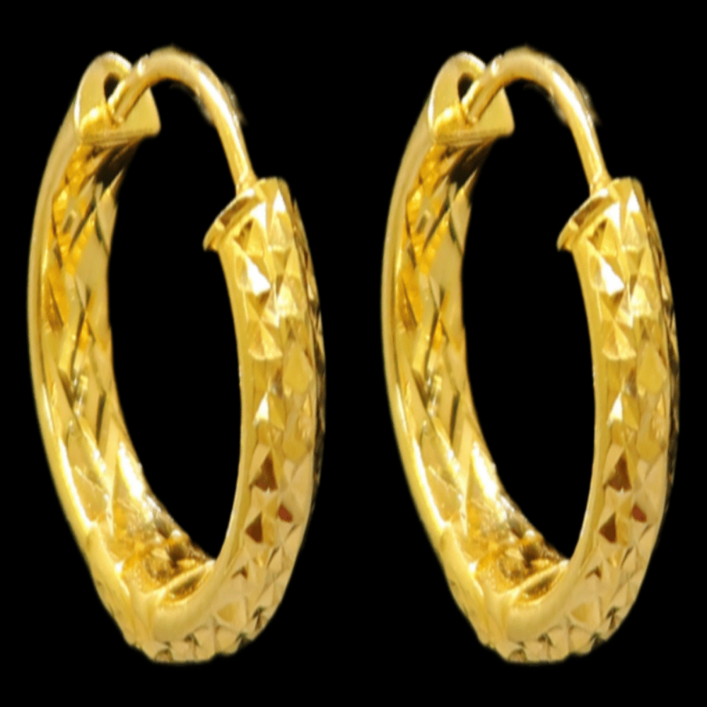 21K Gold Earrings
