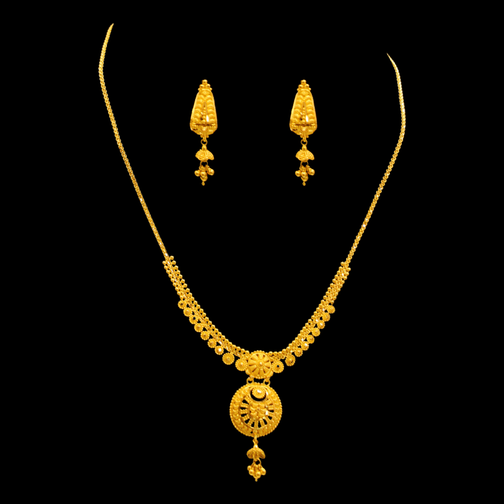 22K Short Necklace Set – SD28575