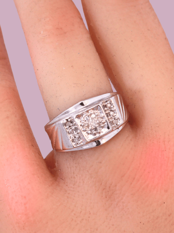 10K Yellow Gold Diamond Ring - SW30418, 10